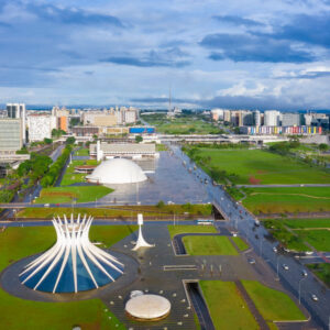 Metropolitan-Cathedral-Nossa-Senhora-Aparecida-in-the-Federal-District-Brasilia-Brazil-Architect-Oscar-Niemeyer-rainy-day-wit